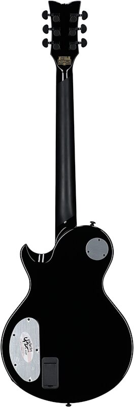 Schecter Solo II Przym Palladium Electric Guitar, Gloss Black, Full Straight Back