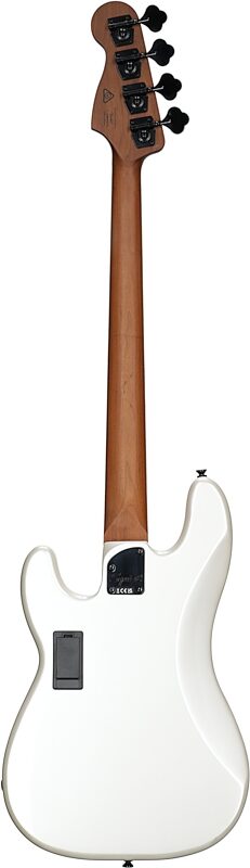 Squier Contemporary Active Precision Bass Guitar, with Laurel Fingerboard, Pearl White, Full Straight Back