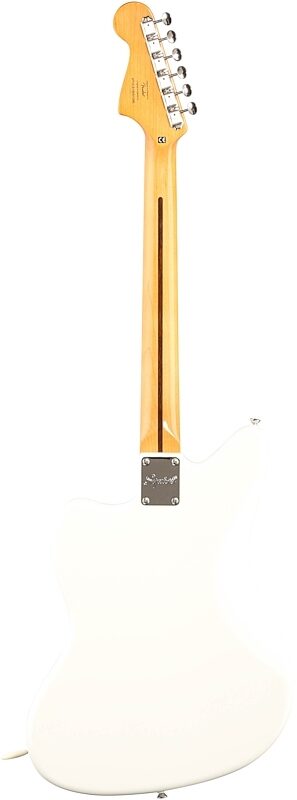 Squier Classic Vibe '60s Jazzmaster Electric Guitar, with Laurel Fingerboard, Olympic White, Full Straight Back