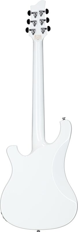 Schecter Stargazer 6 Electric Guitar, Gloss White, Full Straight Back