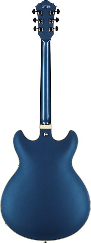Ibanez AS73G Artcore Semi-Hollowbody Electric Guitar, Prussian Blue Metallic, Full Straight Back