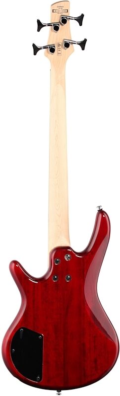 Ibanez GSRM20 Mikro Electric Bass, Transparent Red, Full Straight Back