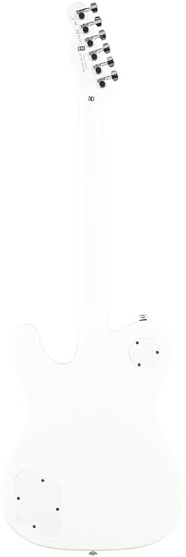 Fender Jim Adkins JA90 Telecaster Thinline Electric Guitar, with Laurel Fingerboard, Arctic White, Full Straight Back