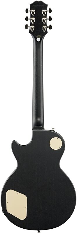 Epiphone Les Paul Classic Worn Electric Guitar, Ebony, Full Straight Back