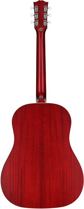 Gibson Exclusive J45 50s Faded Acoustic-Electric Guitar (with Case), Vintage Cherry Sunburst, Full Straight Back