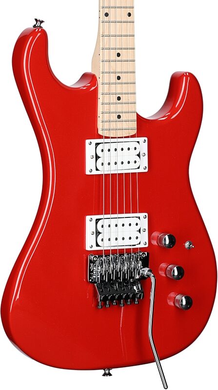 Kramer Pacer Classic Floyd Rose Electric Guitar, Special Scarlett Red, Full Straight Back