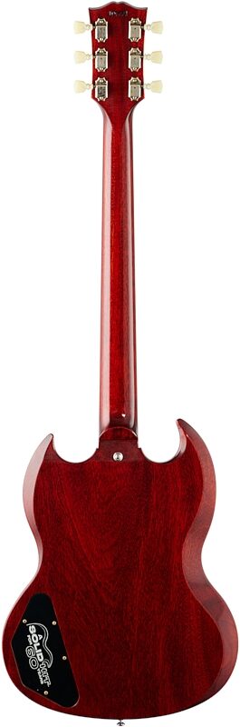 Gibson Custom 60th Anniversary Les Paul SG Standard VOS Electric Guitar (with Case), Cherry Red, Full Straight Back