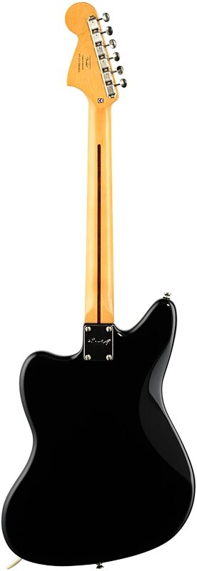 Squier Classic Vibe '70s Jaguar Electric Guitar, with Laurel Fingerboard, Black, Full Straight Back