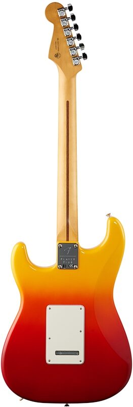 Fender Player Plus Stratocaster Electric Guitar, Maple Fingerboard (with Gig Bag), Tequila Sunrise, Full Straight Back