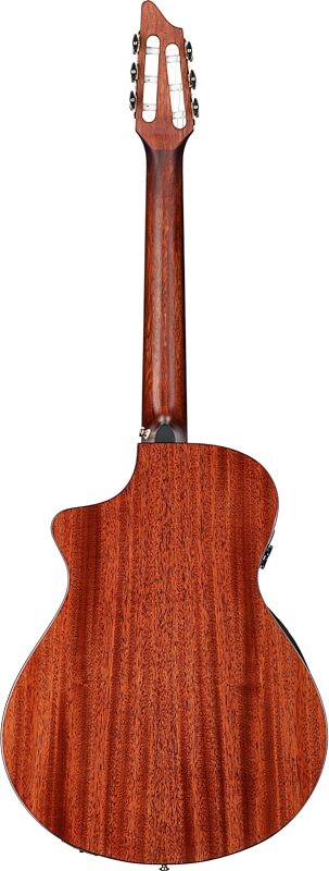 Breedlove Organic Solo Pro Concert Classical Acoustic-Electric Guitar (with Case), Edgeburst, Full Straight Back