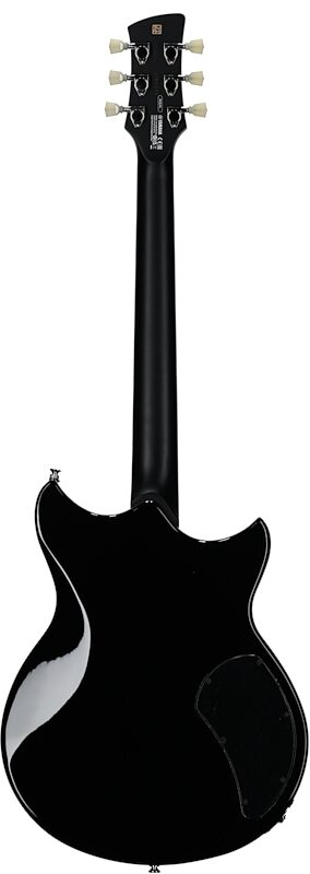 Yamaha Revstar Element RSE20L Left-Handed Electric Guitar, Black, Full Straight Back