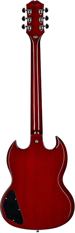 Epiphone Inspired by Gibson SG Standard Electric Guitar (with Gig Bag), Heritage Cherry, Full Straight Back