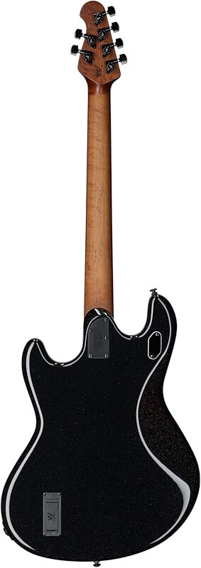 Ernie Ball Music Man StingRay HT Electric Guitar (with Case), Dark Rainbow, Full Straight Back