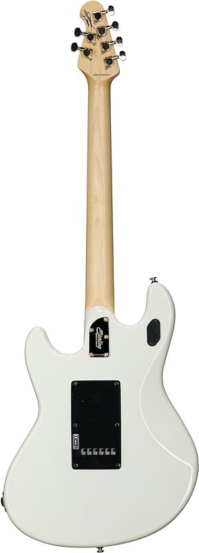 Sterling by Music Man Jared Dines StingRay Electric Guitar, Olympic White, Blemished, Full Straight Back