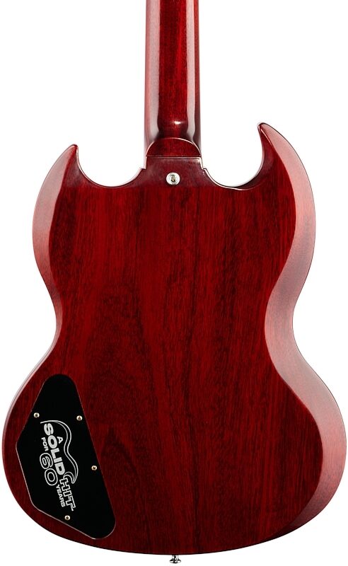 Gibson Custom 60th Anniversary Les Paul SG Standard VOS Electric Guitar (with Case), Cherry Red, 18-Pay-Eligible, Serial Number 104491, Body Straight Back