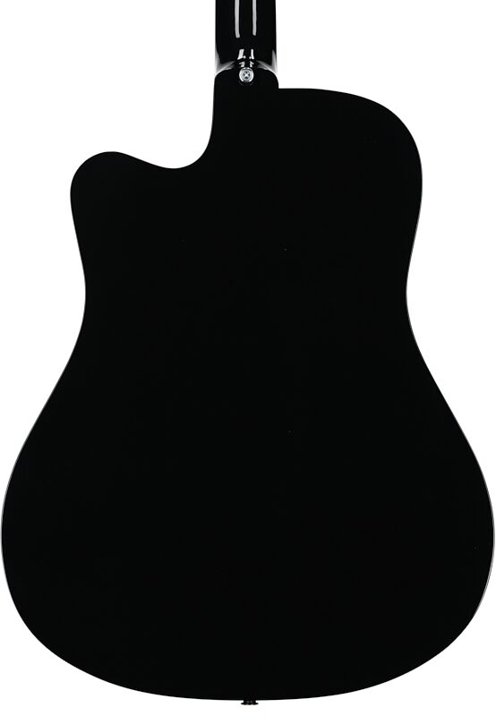 Gibson Dave Mustaine Songwriter Acoustic Electric Guitar (with Case), Ebony, Serial Number 21542020, Body Straight Back