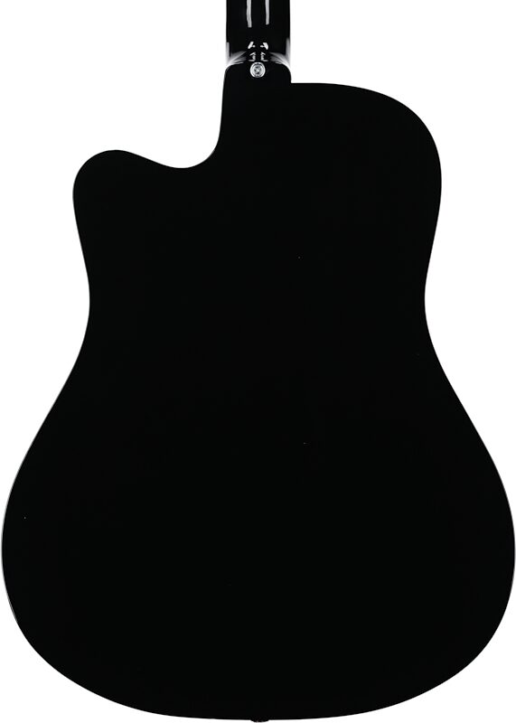 Gibson Dave Mustaine Songwriter Acoustic Electric Guitar (with Case), Ebony, Serial Number 21572090, Body Straight Back