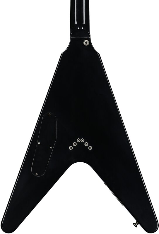 Gibson Custom Shop Dave Mustaine Flying V EXP VOS Electric Guitar (with Case), Ebony, Serial Number DMV68, Body Straight Back