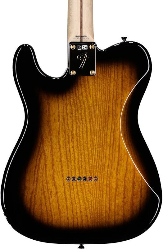 Fender Richie Kotzen Telecaster Electric Guitar (Maple Fingerboard), Brown Sunburst, Serial Number JD22090604, Body Straight Back