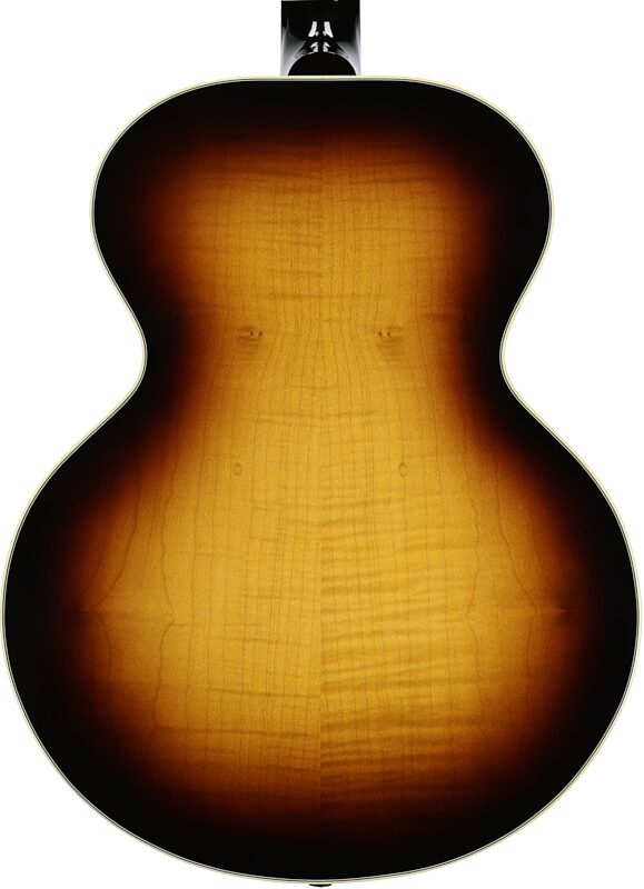 Gibson J-185 Original Acoustic-Electric Guitar (with Case), Vintage Sunburst, Serial Number 23552008, Body Straight Back