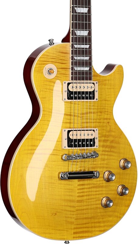 Gibson Slash Les Paul Standard Electric Guitar (with Case), Appetite Amber, Serial Number 210930006, Body Straight Back
