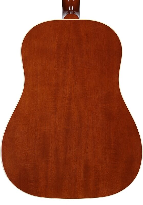 Epiphone USA Texan Acoustic-Electric Guitar (with Case), Antique Natural, Serial Number 20943128, Body Straight Back