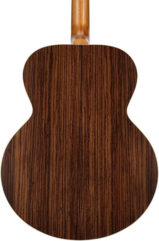 Gibson SJ-200 Studio Rosewood Jumbo Acoustic-Electric Guitar (with Case), Satin Rosewood Burst, Serial Number 22163022, Body Straight Back