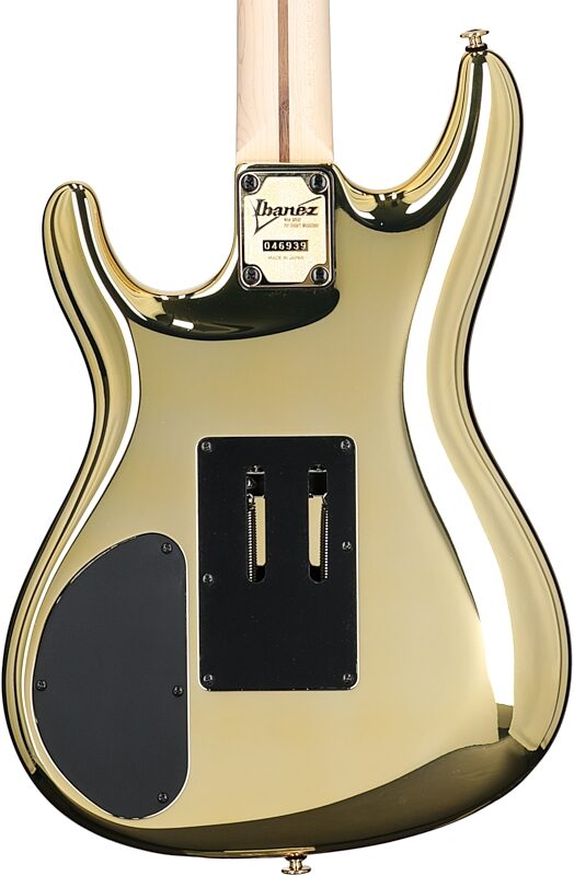 Ibanez JS-2 Joe Satriani Signature Electric Guitar (with Case), Gold, Serial Number 210001F2304821, Body Straight Back