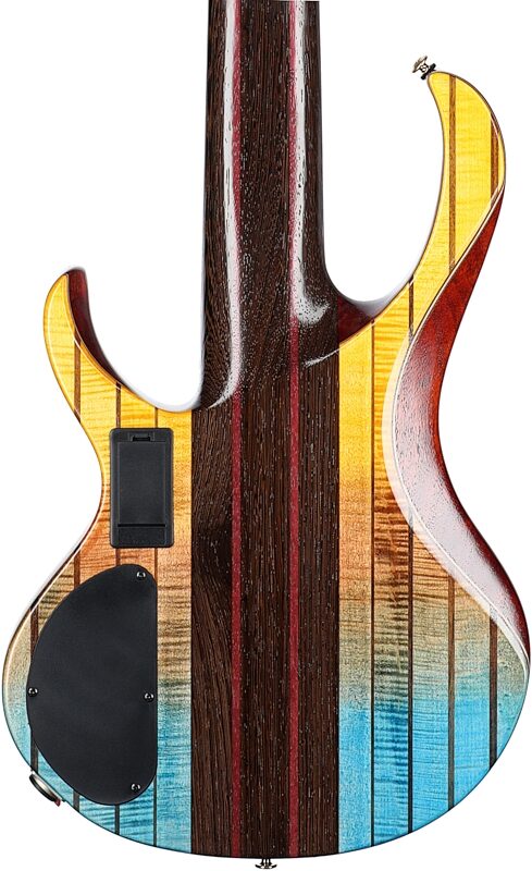 Ibanez Premium BTB1936 Bass Guitar (with Gig Bag), Sunset Fade Low Gloss, Serial Number 211P01230912058, Body Straight Back