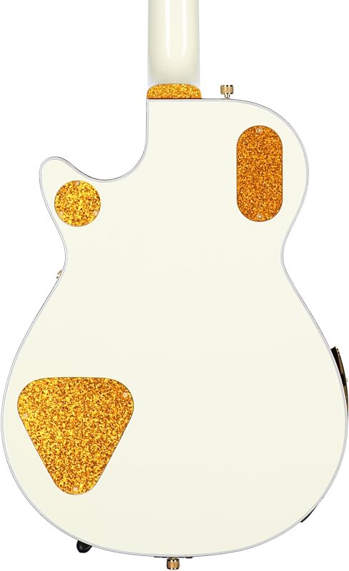 Gretsch G6134T58 Vintage Select 58 Electric Guitar (with Case), Penguin White, Serial Number JT23083132, Body Straight Back