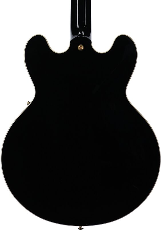Gibson Limited Edition ES-345 Electric Guitar (with Case), Ebony, Serial Number 208020264, Body Straight Back