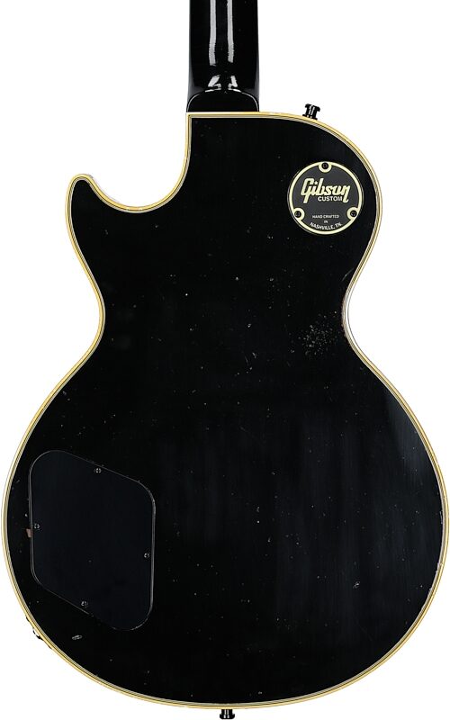 Gibson Custom Kirk Hammett 1989 Les Paul Custom Electric Guitar (with Case), Ebony, Serial Number KH 084, Body Straight Back