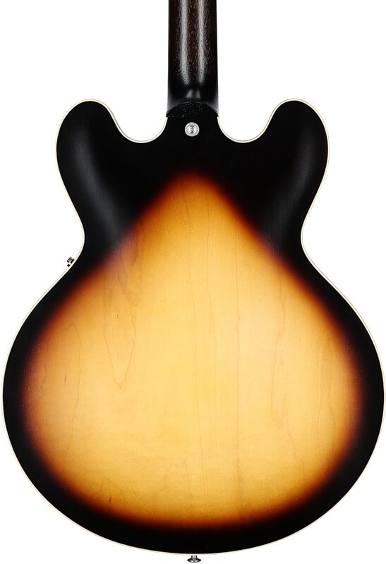 Gibson ES-335 Dot Satin Electric Guitar (with Case), Vintage Burst, Serial Number 235230008, Body Straight Back