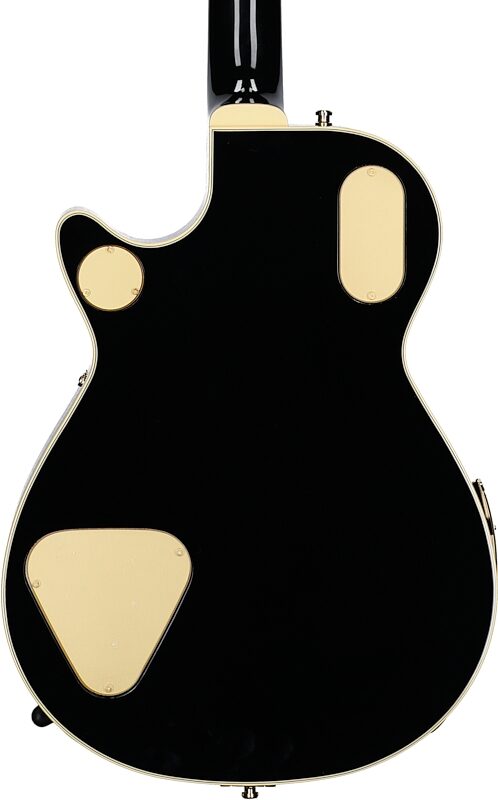 Gretsch G6134TG Limited Edition Paisley Penguin Electric Guitar (with Case), Black Paisley Penguin, Serial Number JT23114463, Body Straight Back