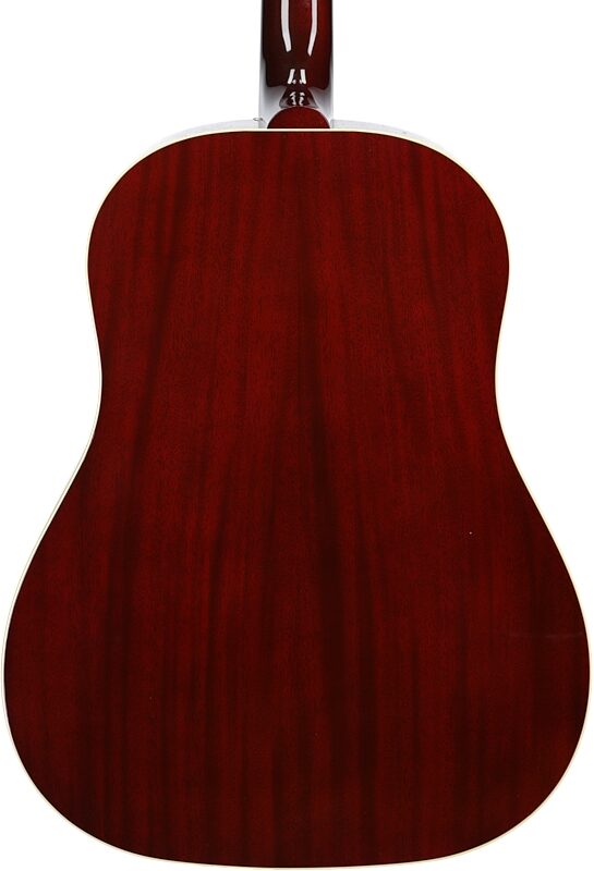 Gibson '60s J-45 Original Acoustic Guitar (with Case), Wine Red, Serial Number 23533028, Body Straight Back