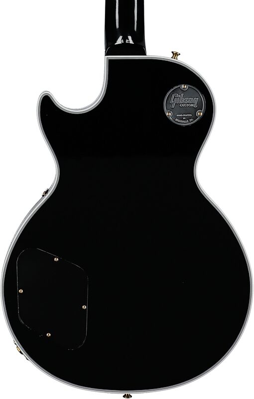 Gibson Les Paul Custom Electric Guitar (with Case), Ebony, Serial Number CS400419, Body Straight Back