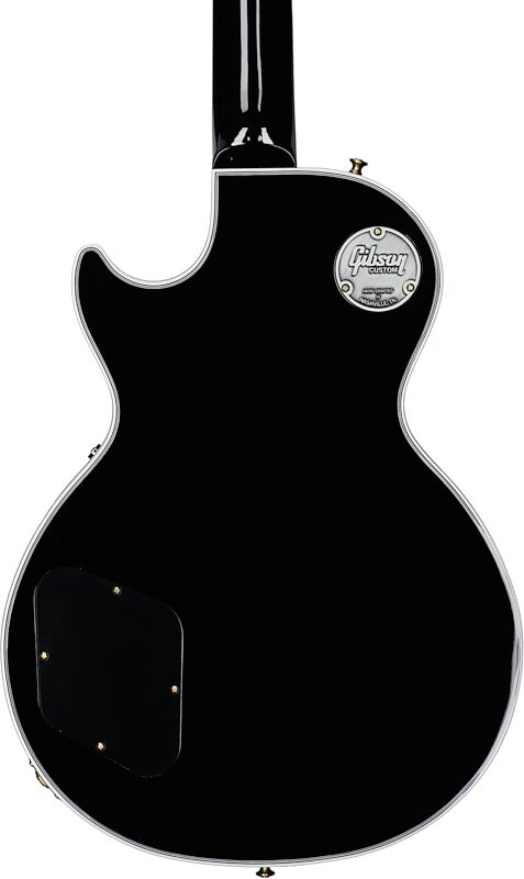 Gibson Les Paul Custom Electric Guitar (with Case), Ebony, Serial Number CS401360, Body Straight Back