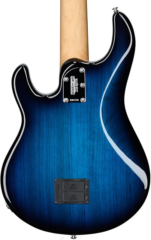 Ernie Ball Music Man StingRay 5 Special HH Electric Bass (with Case), Pacific Blue, Serial Number K02770, Body Straight Back