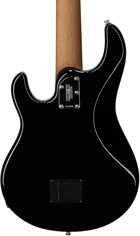 Ernie Ball Music Man StingRay 5 Special Electric Bass, 5-String (with Case), Black, Serial Number K02496, Body Straight Back