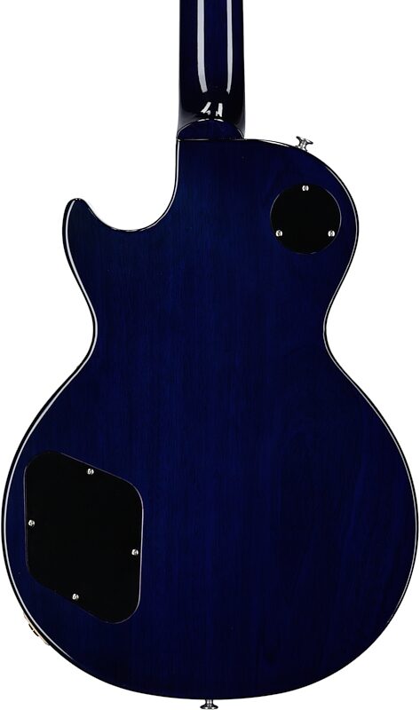 Gibson Les Paul Standard 60s Custom Color Electric Guitar, Figured Top (with Case), Blueberry Burst, Serial Number 211540096, Body Straight Back