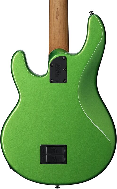 Ernie Ball Music Man StingRay Special Electric Bass (with Mono Case), Kiwi Green, Serial Number K02614, Body Straight Back