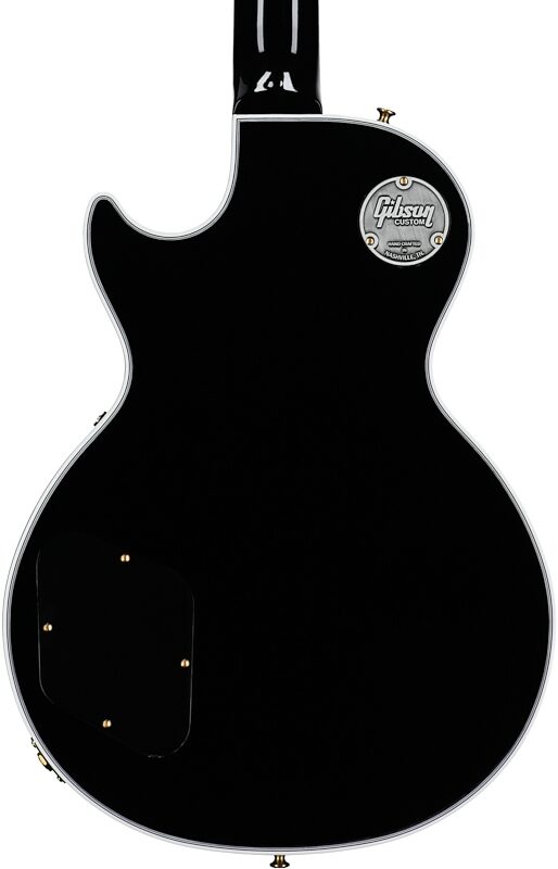 Gibson Les Paul Custom Electric Guitar (with Case), Ebony, Serial Number CS401781, Body Straight Back