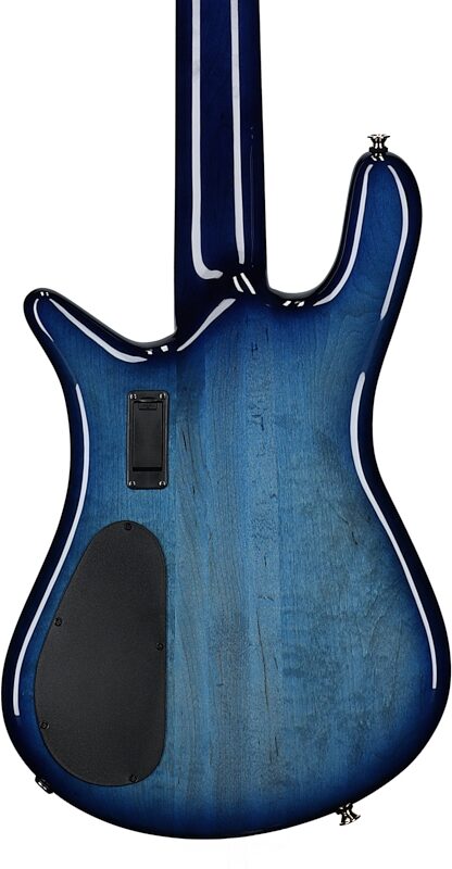 Spector Euro5 LT Electric Bass, 5-String (with Gig Bag), Blue Fade Gloss, Serial Number 21NB20431, Body Straight Back