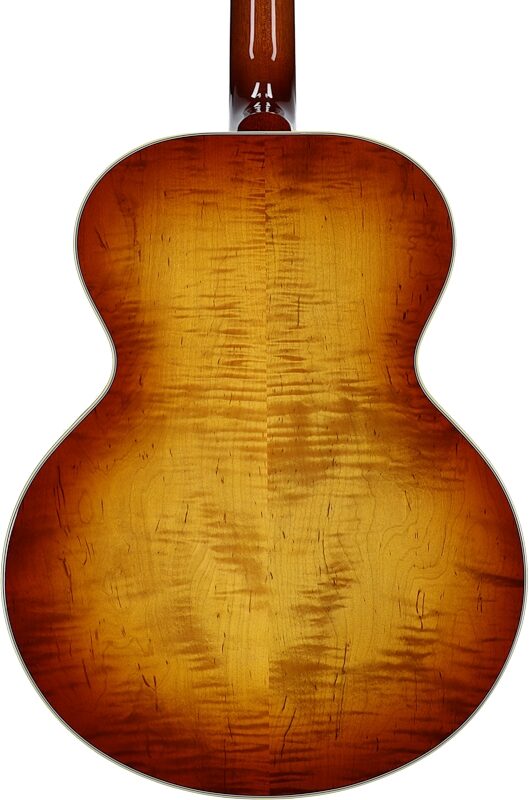 Gibson Limited Edition Custom Shop Rosanne Cash J-185 Jumbo Acoustic-Electric Guitar, (with Case), Heritage Cherry Sunburst, Serial Number 21014100, Body Straight Back