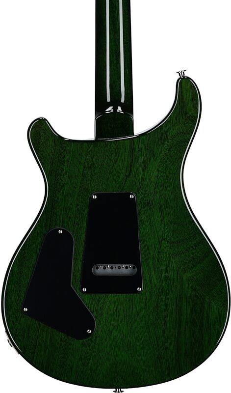 PRS Paul Reed Smith S2 Custom 24 Satin Quilt Electric Guitar, Faded Gray Black Green, Serial Number S2073452, Body Straight Back