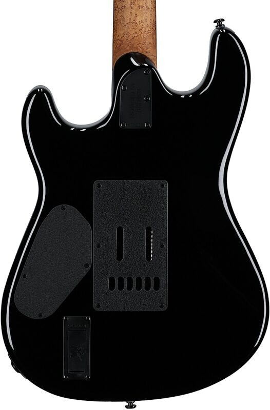 Ernie Ball Music Man Sabre HT Electric Guitar (with Case), Blackout, Serial Number H06885, Body Straight Back