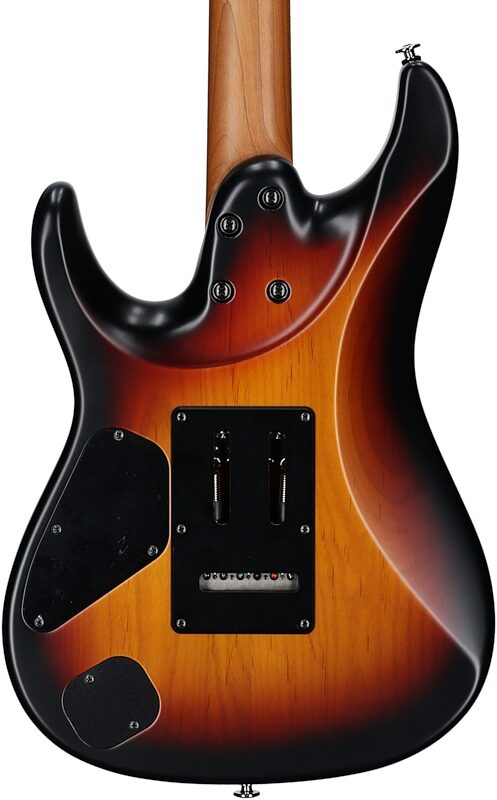 Ibanez Prestige AZ2402 Electric Guitar (with Case), Tri Fade Burst, Serial Number 210002F2415232, Body Straight Back