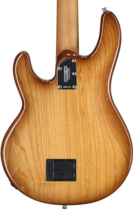 Ernie Ball Music Man StingRay Special Electric Bass (with Mono Case), Hot Honey, Serial Number K06749, Body Straight Back