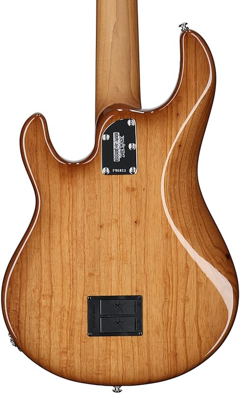 Ernie Ball Music Man StingRay 5 Special Electric Bass, 5-String (with Case), Hot Honey, Serial Number F96811, Body Straight Back