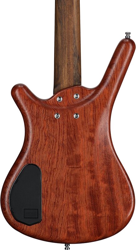 Warwick GPS Corvette Standard 5 Electric Bass, 5-String (with Gig Bag), Bubinga, Serial Number GPSA00963322, Body Straight Back